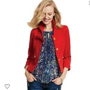 CAbi Beau Blazer Jacket Red size 8 Style# 3035